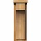 Ekena Millwork Huntington Rough Sawn Corbel w/Backplate, Western Red Cedar, 6"W x 10"D x 18"H COR06X10X18HUN01RWR - alternate 2